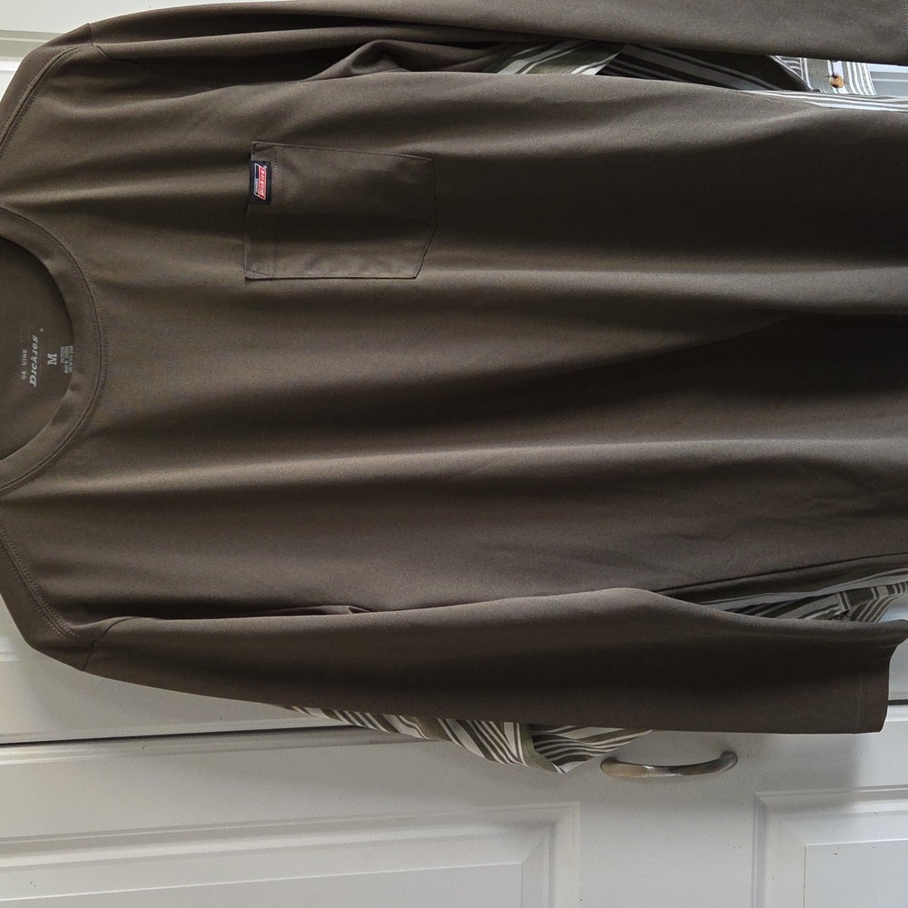 Dickies Taupe Long Sleeve Shirt
